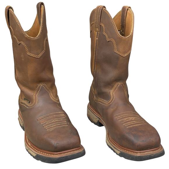 Dan Post Men’s Blayde Brown Leather Steel Toe Work Boot Size US 8.5 D main image 9